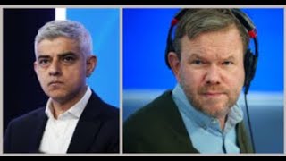 After being pressed by James OBrien Sadiq Khan agrees to express gratitude to Martyn Blake [upl. by Hevak]