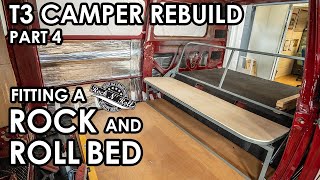 HOW TO FIT A ROCK N ROLL BED in your CLASSIC CAMPER [upl. by Notnirb675]