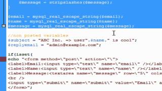 How to Make a PHP Email Form [upl. by Nikolos]