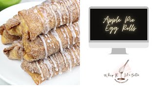 Apple Pie Egg Rolls  How to make Apple Pie Egg Rolls applepieeggrolls [upl. by Anilasor716]