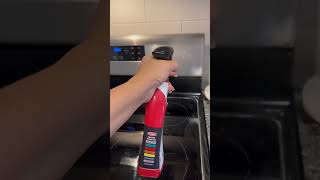 Clean the dirty stove with me cleaning stove cleaning cleanwithme stovecleaning kitchen [upl. by Quinta]