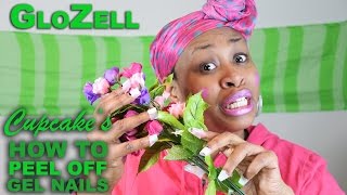 Cupcakes How to Peel Off Gel Nails  GloZell [upl. by Tomasz202]