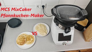 Monsieur Cuisine Smart Thermomix PfannkuchenMaker Test [upl. by Anaidirib489]