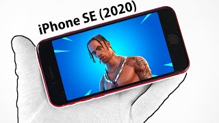 iPhone SE 2020 Unboxing  Gameplay New Cheapest iPhone [upl. by Dowdell]