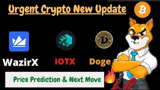 URGENT WRX Price Prediction  Shiba Inu Update  Dogecoin Prediction  Iotx best entryCrypto update [upl. by Cutcliffe187]