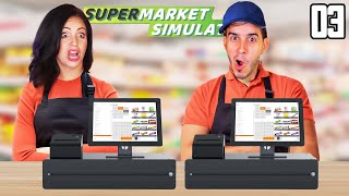 TENEMOS UNA SEGUNDA CAJA REGISTRADORA Y EL PRIMER EMPLEADO  SUPERMARKET SIMULATOR 3 [upl. by Liuka]