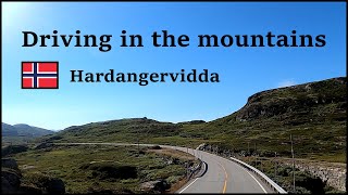 Driving in Norway 🚗 Hardangervidda 🌞 beautiful scenic drive [upl. by Ahsiemal946]