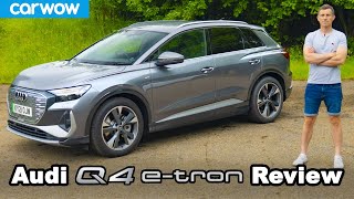 Audi Q4 etron 2021 review  see why its the best electric SUV [upl. by Artimas]