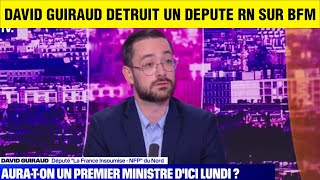 DAVID GUIRAUD DEJA DE RETOUR POUR ETEINDRE SES ADVERSAIRES SUR BFM TV [upl. by Ahsiet]