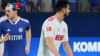 FC Schalke 04  1 FC Köln My reactions and comments gameplay EA Sports FC 24 [upl. by Leyla246]