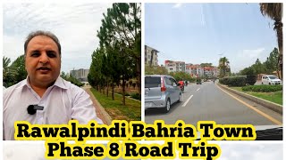 Rawalpindi  Bahria Town  Phase 8  Road Trip Enjoy  BY naimatvlogs [upl. by Baruch]