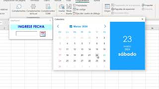 Calendario Moderno En excel VBA con formulario gratis [upl. by Idyak]