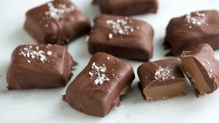 Salted Chocolate Covered Caramels Recipe [upl. by Cos]