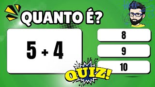 Quiz da Soma com 42 Operações Básicas de Adição QUIZ VIRTUAL [upl. by Smoht]