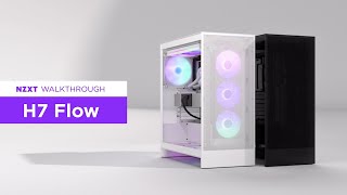 AllNew NZXT H7 Flow and H7 Flow RGB 2024 Walkthrough [upl. by Erastatus]