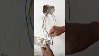 two way switch connection kaise karen trending ytshorts science motivation shorts video viral [upl. by Nilac]