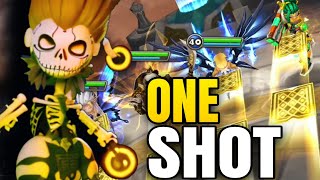 100 Points with OneShot Cleave  Summoners War [upl. by Aninay93]