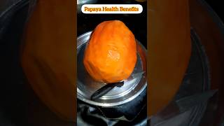 Papaya for weight loss glowing skin food health shortsviral [upl. by Ahselat]