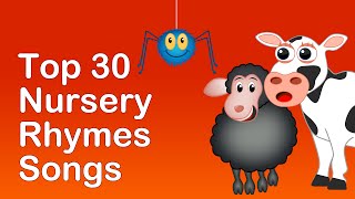 TOP 30 NURSERY RHYMES SONGS  Compilation  Nursery Rhymes TV  English Songs For Kids [upl. by Artsa]