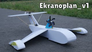 My First Ground Effect Vehicle  Ekranoplanv1 [upl. by Yancy]