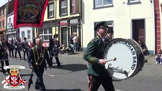 Coalisland Jubilee Accordion Band  Co Fermanagh Grand Black Chapter Parade 2023 [upl. by Pomeroy]