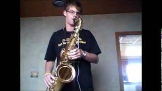 Through the Fire and the Flames Sax Cover [upl. by Nonnaehr]