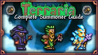 COMPLETE Summoner Guide for Terraria 1449 [upl. by Nilre]