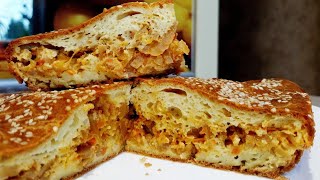 САМЫЙ ПРОСТОЙ И ВКУСНЫЙ РЕЦЕПТ ЗАЛИВНОГО ПИРОГА С КАПУСТОЙ [upl. by Ttnerb]