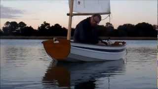 Chesapeake Light Craft Eastport Pram in the SC Lowcountry 2 unstabilized by youtube [upl. by Cochard]