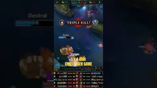 1 V 4 AHRI CHALLENGER GAME leagueoflegends [upl. by Nailil]