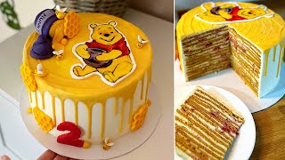 MICIMACKÓS MEDOVIK 🍯🐻  festett fondant kép egyszerűen  BebePiskóta [upl. by Graf458]