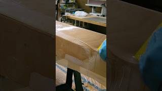 Structure for the Kayak  Fiberglassing the Hull [upl. by Dori]