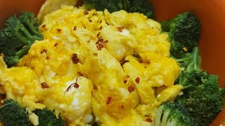 Cheesy Moist and Fluffy Scrambled Eggs Recipe [upl. by Eeniffar929]