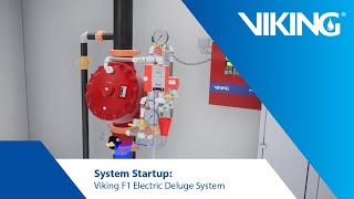 System Startup Viking F1 Electric Deluge System [upl. by Anirdna184]