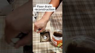 Floor drain reconstruction craftsman [upl. by Hanauq]