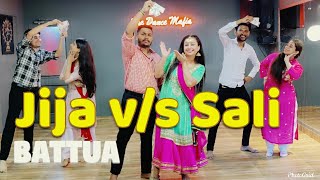 Battua  Jija vs Sali  Wedding choreography  Easy Bhangra  The Dance Mafia [upl. by Wenda]