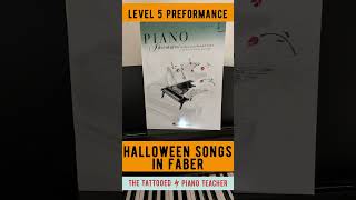 Halloween Songs Found in Faber Piano Adventures Level 5 Books [upl. by Charbonnier]