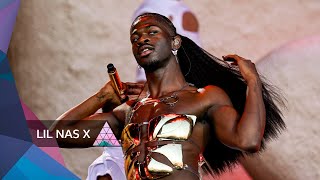 Lil Nas X  Montero Call Me By Your Name Glastonbury 2023 [upl. by Gerta]