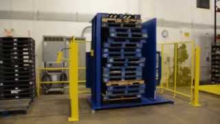 Pallet Straightener for CHEP Pallets Video [upl. by Ettezel641]