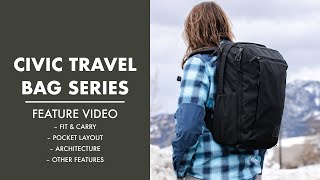 Features Outline Video  CIVIC Travel Bag 26L [upl. by Niamreg]