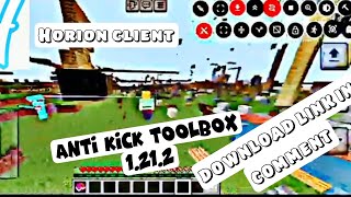 🔥 Best MCPE Toolbox Horion Client Ultra AntiKick Hack Client 🚀 [upl. by Ardnuasal]