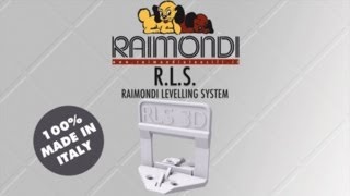 quot3Dquot RLS RAIMONDI LEVELLING SYSTEM  DISTANZIATORI LIVELLANTI RAIMONDI [upl. by Nylirahs544]