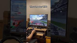 Playing GT on the Thrustmaster T150 Still quicker with a pad [upl. by Ellehcal]