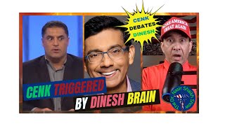 Cenk Uygur TRIGGERED Into Blubbering FOOL During Debate With Dinesh DSouza on Crony Capitalism [upl. by Inohtna9]