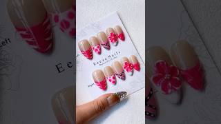 The brand new mystery box is here ‼️ nails kawaiinails nailart asmr valentinesnails 3dflowers [upl. by Nallek]