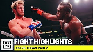 HIGHLIGHTS  KSI vs Logan Paul 2 [upl. by Johannes]