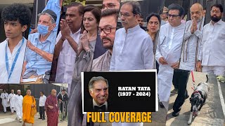 Ratan Tata Family Politicians Businessman But No Bollywood Celeb arrives at Ratan Tata Last Rit [upl. by Catherin]