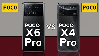 POCO X6 Pro vs Poco X4 Pro [upl. by Estis]