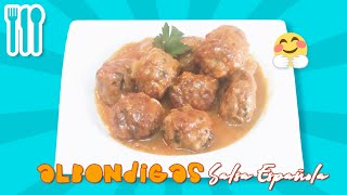 Albóndigas en salsa española 🍞 😄 albondigasSalsaEspañola albondigas [upl. by Boeschen]