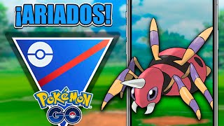 🥊 ¡ARIADOS VUELVE AL RUEDO y SE METE en el META de la LIGA SUPER de GO BATTLE LEAGUE en Pokémon GO [upl. by Novhaj]